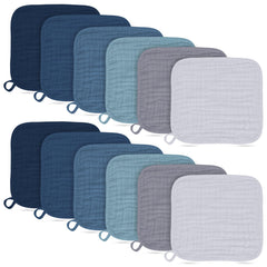 BAMBOO QUEEN soft-muslin-12x12 washcloths for gentle bath time.