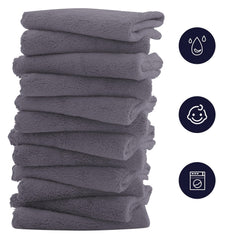 Bamboo Queen washcloth absorbing water quickly for fast gentle cleanups.