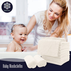 BAMBOO QUEEN quick-foam washcloths create a rich lather with ease