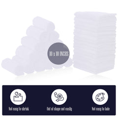 BAMBOO QUEEN coral fleece washcloths deliver breathable softness for delicate skin.
