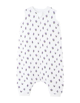 BambooBud baby sleep sack with feet in lavender offers warm, snug comfort for chilly nights.