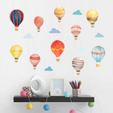 Bamsod Balloon Wall Stickers brighten nursery walls with removable, colorful balloons.