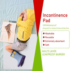 Bamuho bed pad large 34x52 on bed for full coverage