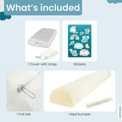 Banbaloo anti-slip system keeps bumper in place on fitted sheet