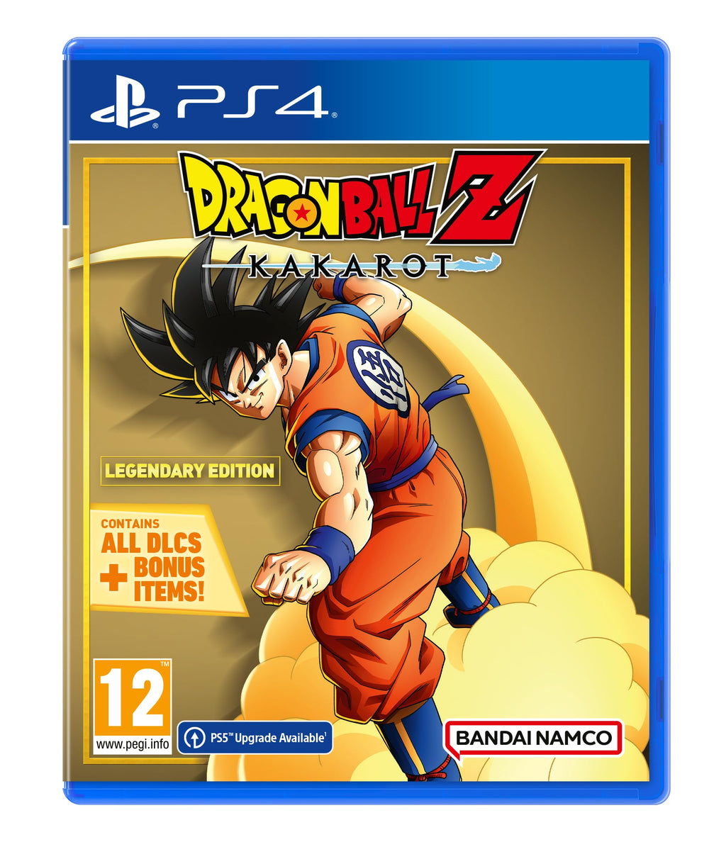 Bandai Namco Dragon Ball Z Kakarot Legendary Edition PS4 cover, ideal for collectors.