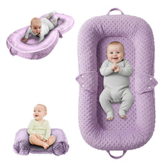 Baobrava Baby Lounger foldable portable design for travel and home comfort.