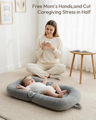 Baobrava Lounger with handles for easy carry during trips.