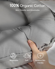 Baobrava lounger with waterproof lining for easy spill cleanup.