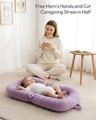Baobrava Infant Lounger tummy time mat enables versatile play and rest.
