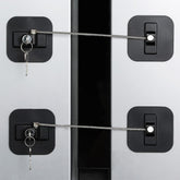BAOWEIJD fridge lock 2-pack with keys for easy security on doors