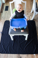 BapronBaby Foldable Splash Mat travels easily for outings.