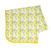 BapronBaby Fresh Lemon Splash Mat front view protects floors from spills