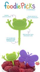 BapronBaby Garden Foodie Picks butterfly close-up showing inviting design for self-feeding
