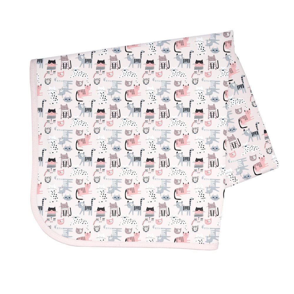 BapronBaby Kitty Splash Mat under high chair protecting floors from spills