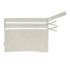 BapronBaby minimal champagne wet dry bag with waterproof construction and secure zipper pockets.