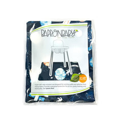 BapronBaby Splash Mat folded compact for travel and outings.