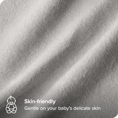 Bare Home blanket in a swaddle setup illustrates easy layering and soothing wrap options