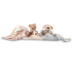 Barefoot Dreams CozyChic Buddie pink bunny attached blanket secure comfort