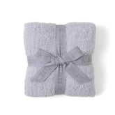 Barefoot Dreams CozyChic stroller blanket in Oyster warms baby on the go.