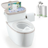 Basece 3-in-1 potty with flushing sound boosts toddler training realism.