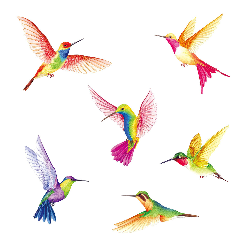 BASHOM DS2-4002 hummingbird wall sticker brightens nursery walls for playful decor