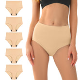 Battewa seamless incontinence underwear beige large close-up showing discreet fit