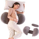 BATTOP pregnancy pillow wedge belly support for comfortable nighttime sleep