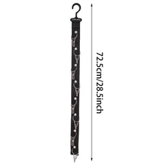 Bawiked wall hanging organizer rope mount showcases compact collectibles.