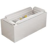 The Baysie Bathtub Bumper with inflatable edge protects little heads during baths.