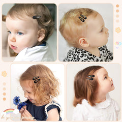BBGifts baby girl clip closeup showing secure grip on hair