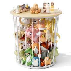 BBLIKE end table frame for toys offers a sturdy base for plush storage