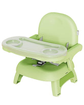 BBsecure 3-in-1 booster seat folded for compact storage and portability.