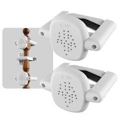 BBsecure bannister adapter for mesh gate shows secure fit during assembly