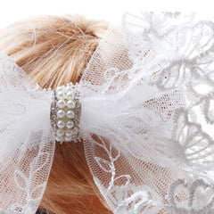 BBTDIN baptism bow for photography prop highlights baby's smile in photos