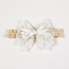 BBTDIN hollow-out bow lace headband adds delicate detail to outfits