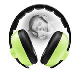 BBTKCARE baby ear protection headphones, front view, lightweight and comfortable for soothing noise.