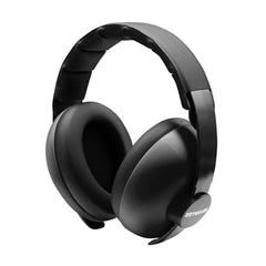 Compact, travel-friendly BBTKCARE headphones fit easily in a diaper bag.