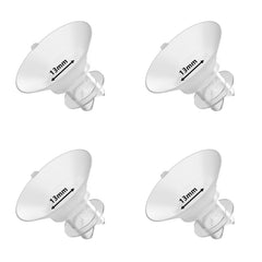 BDICOVE upgraded flange inserts 13mm for 24mm shields, smooth silicone fit for comfortable pumping