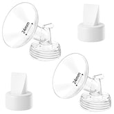 BDICOVE wide-mouth flange 24mm close-up for comfortable, efficient pumping with compatible bottles.