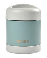 Beaba 10oz insulated jar close-up lid showing leakproof seal for on-the-go meals.