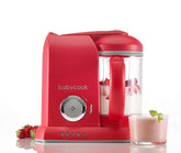 Beaba Babycook Solo Rouge steaming vegetables for fresh meals