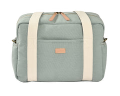 BEABA Paris Diaper Bag front view with organized pockets for quick access.