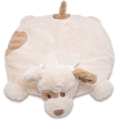 Bearington Baby Lil' Spot Belly Blanket plush puppy for tummy time