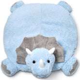 Bearington Baby Lil’Tracer tummy time mat with soft dinosaur plush for floor play.