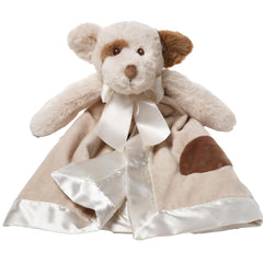 Bearington Lil' Spot Dog Lovey blanket offers cozy baby cuddling and comfort