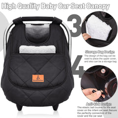 Beatoutou air vents offer warmth with breathable comfort for baby.