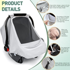 Beatoutou universal-fit cover compatible with Doona stroller