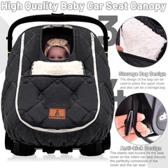 Beatoutou Doona-compatible car seat and stroller cover example