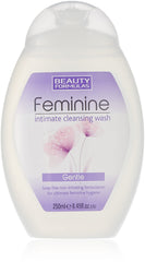 Beauty Formulas feminine intimate wash bottle for gentle daily cleansing