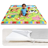 Beavtaens foam baby play mat with removable cover for easy cleaning